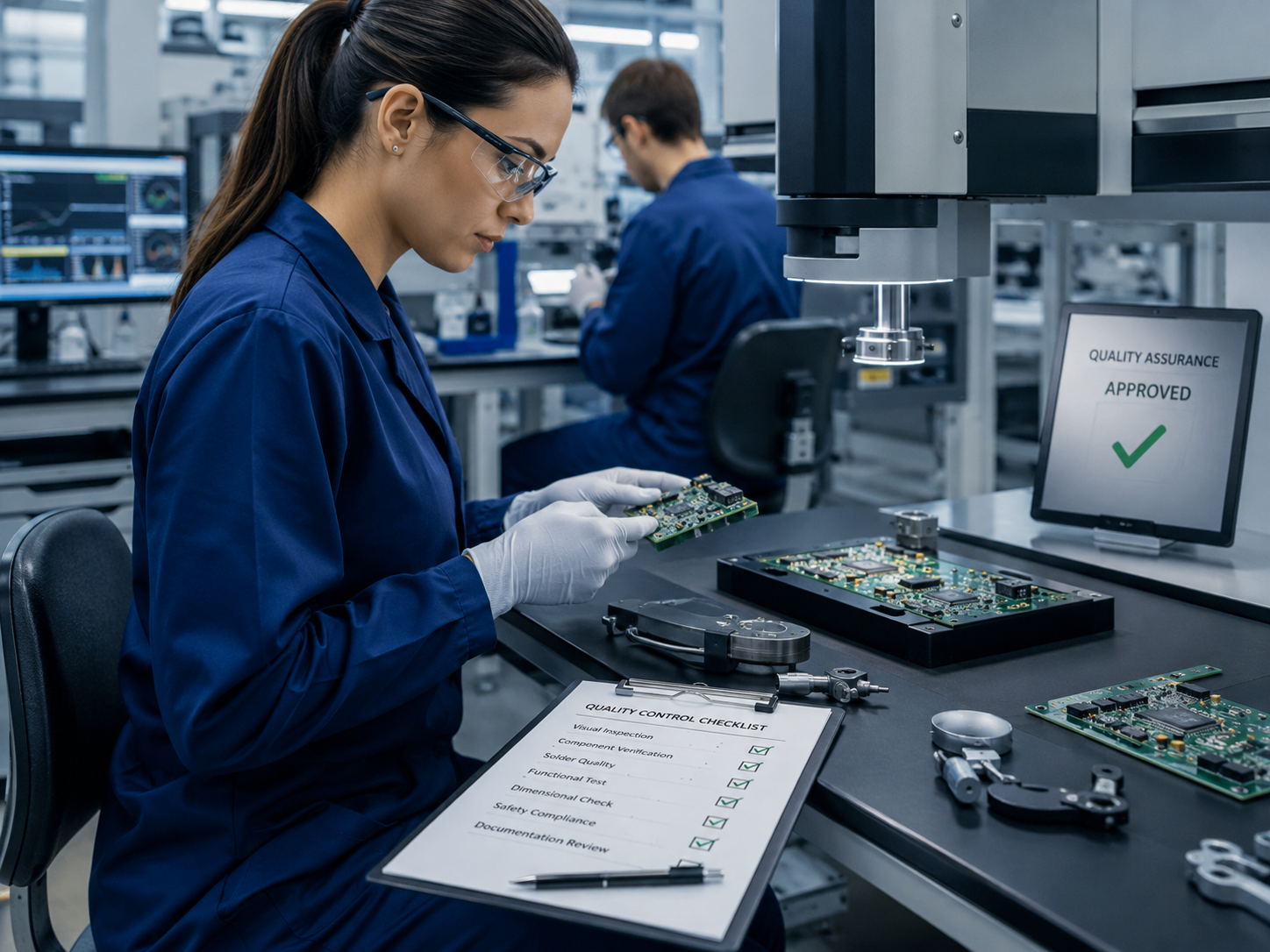 Quality management support and inspection coordination