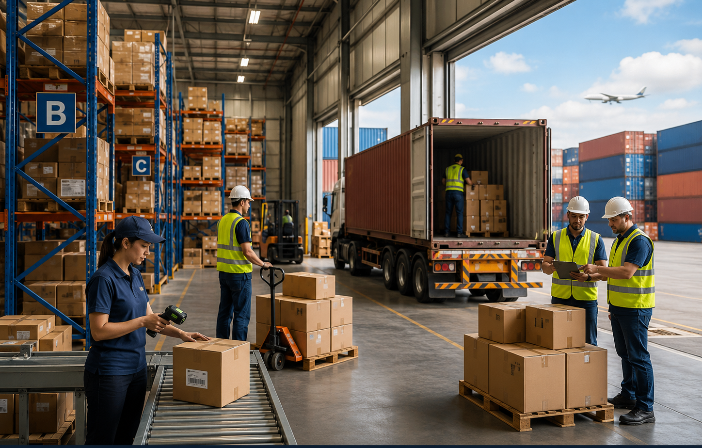 Warehousing logistics and distribution support